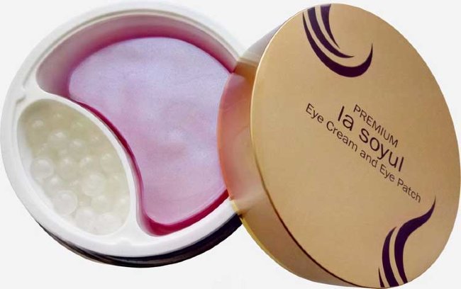 La Soyul Premium Eye Cream and Eye Patch Патчи под глаза и крем для кожи вокруг глаз в капсулах, 30 шт + 10 г