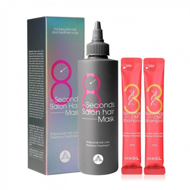 MASIL Набор масок для волос 8SECONDS SALON HAIR MASK SET (350 мл + 8 мл*2) MASIL Набор масок для волос 8SECONDS SALON HAIR MASK SET (350 мл + 8 мл*2)