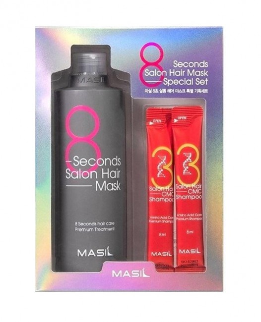 MASIL Набор масок для волос 8SECONDS SALON HAIR MASK SET (350 мл + 8 мл*2) MASIL Набор масок для волос 8SECONDS SALON HAIR MASK SET (350 мл + 8 мл*2)