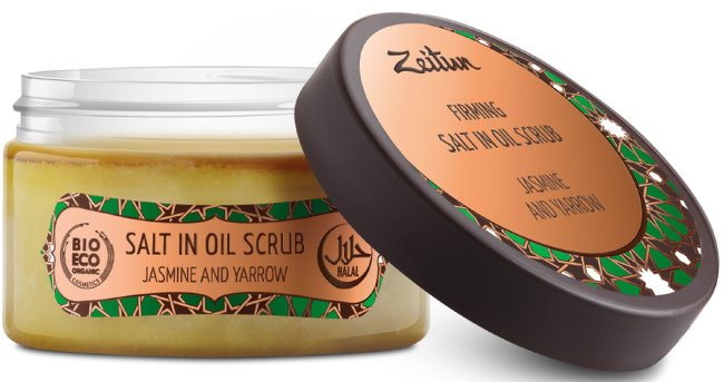 Zeitun Скраб №3 "Жасмин и тысячелистник" тонизирующий, 250 мл