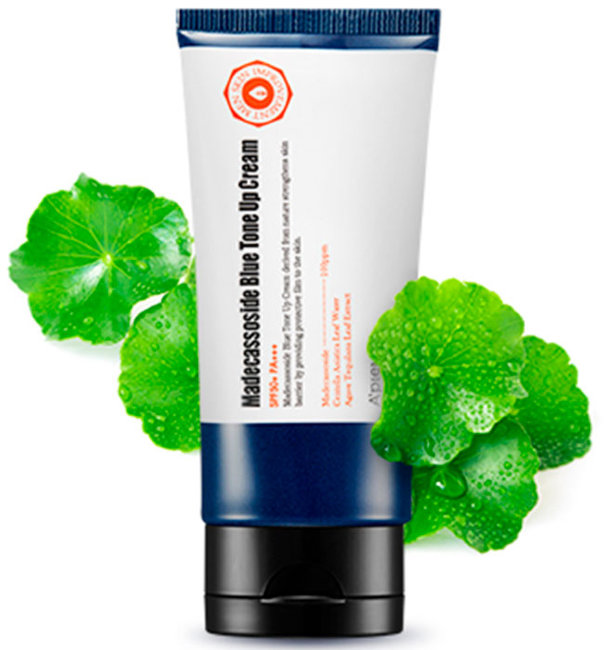 A'PIEU Madecassoside Blue Tone Up Cream SPF50+ PA+++ Крем для мужчин с мадекассосидом, 50 мл A'PIEU Madecassoside Blue Tone Up Cream SPF50+ PA+++ Крем для мужчин с мадекассосидом, 50 мл
