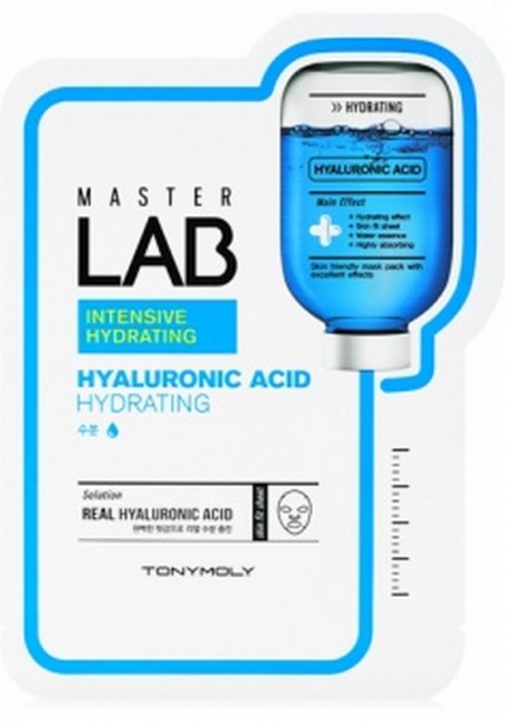 TONYMOLY Маска для лица увлажняющая с гиалуроновой кислотой Master Lab Hyaluronic Acid Mask Sheet, 19 г