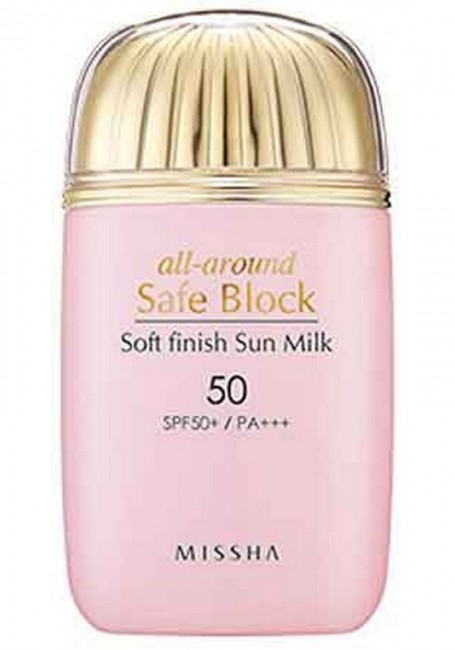 MISSHA SPF50+  All-Around Safe Block Soft Finish Sun Milk Солнцезащитное молочко, 40 мл