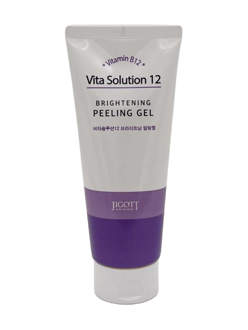 Jigott Гель-пилинг для лица осветляющий Vita Solution 12 Brightening Peeling Gel, 180 мл