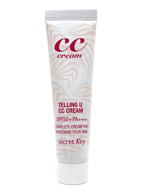 Secret Key CC крем для увлажнения и сияния кожи Telling U CC Cream SPF50+ PA+++, 30 мл Secret Key CC крем для увлажнения и сияния кожи Telling U CC Cream SPF50+ PA+++, 30 мл
