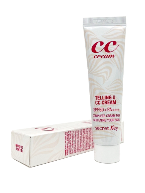 Secret Key CC крем для увлажнения и сияния кожи Telling U CC Cream SPF50+ PA+++, 30 мл Secret Key CC крем для увлажнения и сияния кожи Telling U CC Cream SPF50+ PA+++, 30 мл