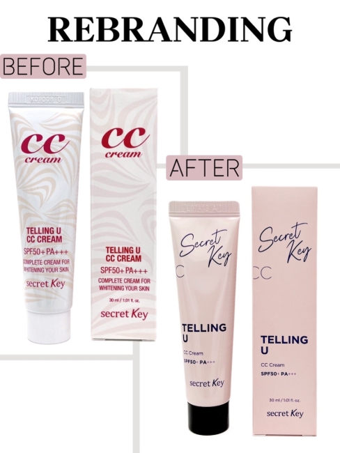 Secret Key CC крем для увлажнения и сияния кожи Telling U CC Cream SPF50+ PA+++, 30 мл