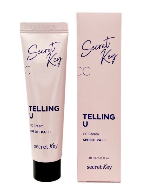 Secret Key CC крем для увлажнения и сияния кожи Telling U CC Cream SPF50+ PA+++, 30 мл