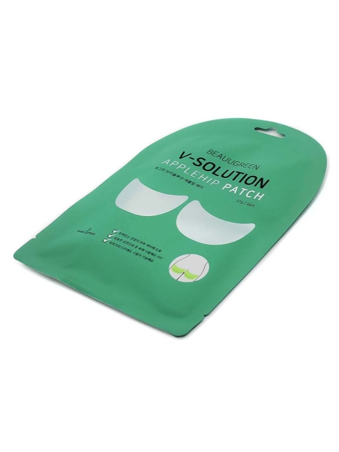 BeauuGreen Маски-патчи для придания упругости бедрам и ягодицам V-Solution Applehip Patch, 27 г