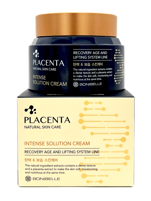 Enough Омолаживающий крем для лица с плацентой Bonibelle Placenta Intense Solution Cream, 80 мл