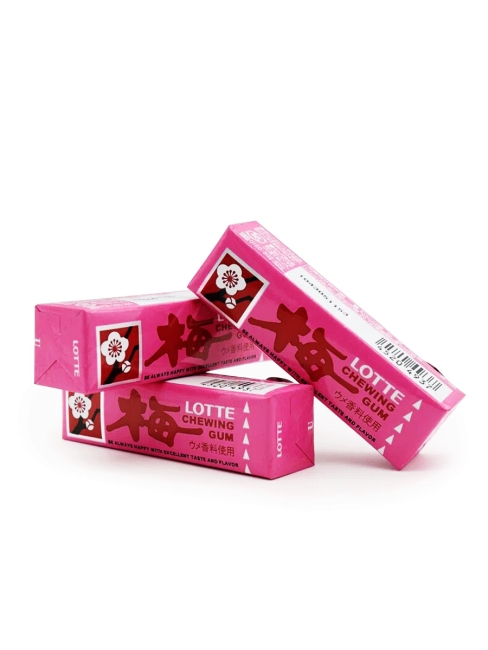 LOTTE Жевательная резинка со вкусом японской сливы 3 пачки Ume Chewing Gum, 3x31 г LOTTE Жевательная резинка со вкусом японской сливы 3 пачки Ume Chewing Gum, 3x31 г