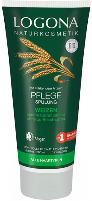 Logona Wheat Protein Кондиционер для интенсивного ухода за волосами с протеинами пшеницы, 200 мл Logona Wheat Protein Кондиционер для интенсивного ухода за волосами с протеинами пшеницы, 200 мл