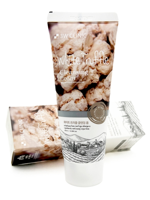 3W Clinic Пенка для умывания лица с экстрактом белого трюфеля White Truffle Cleansing Foam, 100 мл 3W Clinic Пенка для умывания лица с экстрактом белого трюфеля White Truffle Cleansing Foam, 100 мл
