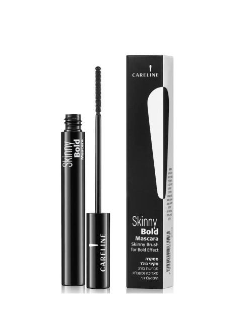 Careline Тушь для ресниц объемная черная Skinny Bold Mascara Black, 7 мл