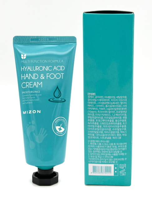 Mizon Крем для рук и ног с гиалуроновой кислотой Hyaluronic Acid Hand and Foot Cream, 100 мл