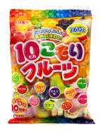 RIBON Карамель леденцовая ассорти из 10 фруктовых вкусов 10 Komori Fruit, 160 г