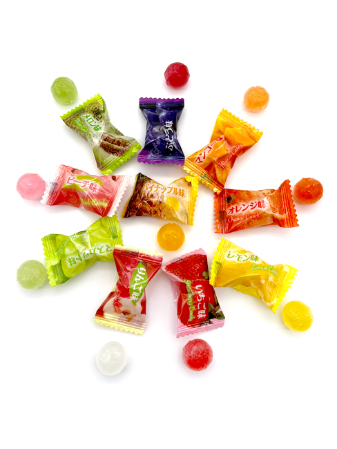 RIBON Карамель леденцовая ассорти из 10 фруктовых вкусов 10 Komori Fruit, 160 г RIBON Карамель леденцовая ассорти из 10 фруктовых вкусов 10 Komori Fruit, 160 г