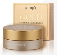 Petitfee Gold Hydrogel Eye Patch Гидрогелевые патчи для кожи вокруг глаз, 60 шт