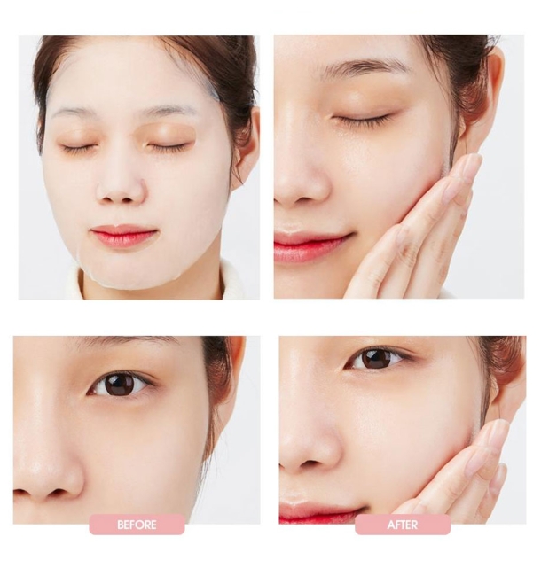 JMsolution Гипоаллергенная осветляющая тканевая маска MAMA Pureness Brightening Mask, 30 мл