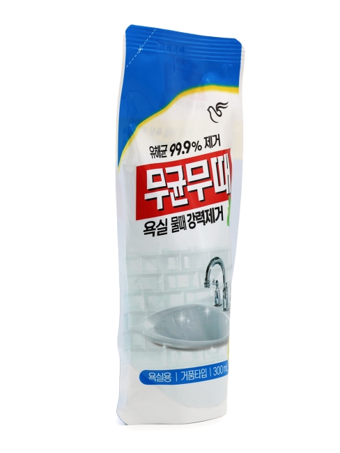 Pigeon Чистящий пенящийся спрей для для ванной комнаты с ароматом трав сменный блок Bisol For Bathroom, 2 шт x 300 мл