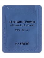 The Saem Крем (Sample) Eco Earth Power All Protection Sun Cream, 1.5 мл The Saem Крем (Sample) Eco Earth Power All Protection Sun Cream, 1.5 мл