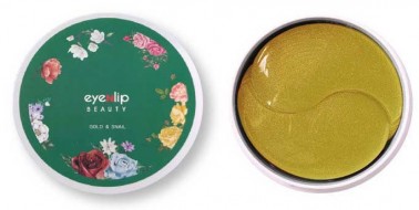 Eyenlip Гидрогелевые патчи для глаз с золотом и экстрактом улитки Gold & Snail Eye Patch, 60 шт