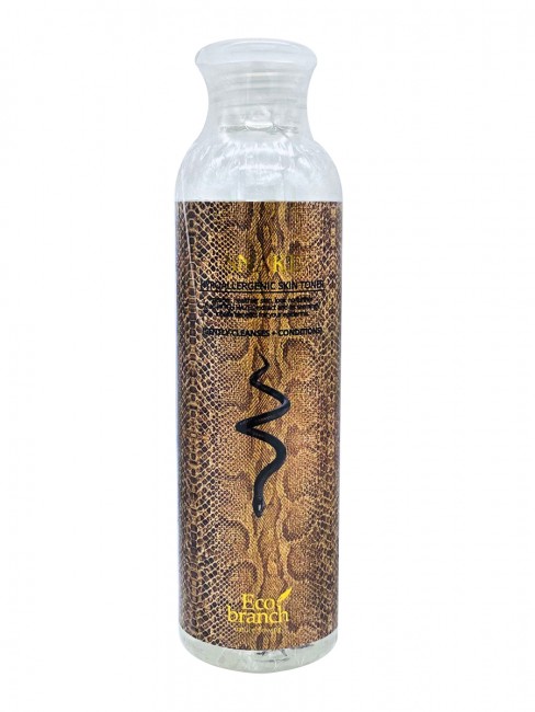 Eco branch Тонер для лица с пептидами змеиного яда Hypoallergenic Snake Toner, 250 мл