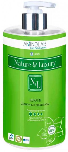 Nature and Luxury Keratin Шампунь с Кератином, 730 мл Nature and Luxury Keratin Шампунь с Кератином, 730 мл