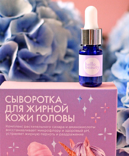 Hello Beauty Сыворотка для жирной кожи головы с нормализующей аминокислотой, 30 мл Hello Beauty Сыворотка для жирной кожи головы с нормализующей аминокислотой, 30 мл