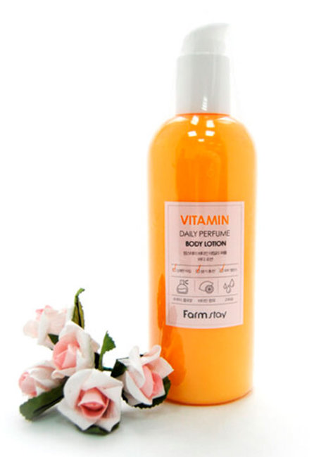 FarmStay Vitamin Daily Perfume Body Lotion Парфюмированный лосьон для тела с витаминами, 330 мл