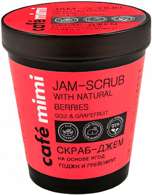 Кафе красоты Le Cafe Mimi Скраб-Джем Годжи и Грейпфрут, 270 г