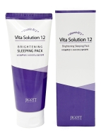 Jigott Маска для лица ночная с витамином B12 Vita Solution 12 Brightening Sleeping Pack, 180 мл Jigott Маска для лица ночная с витамином B12 Vita Solution 12 Brightening Sleeping Pack, 180 мл