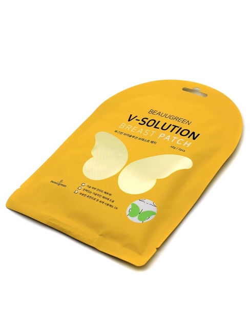 BeauuGreen Маски-патчи для придания упругости и красоты бюсту V-Solution Breast Patch, 40 г