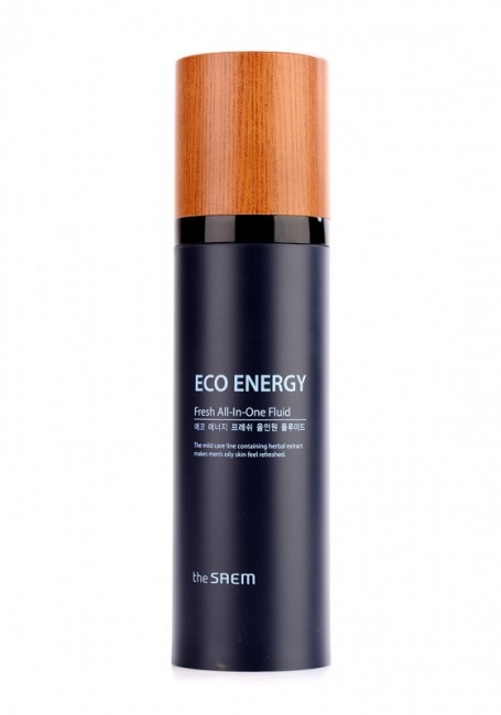 The Saem Eco Energy Mild All-in-One Fluid Флюид для мужчин с гиалуроновой кислотой, 130 мл