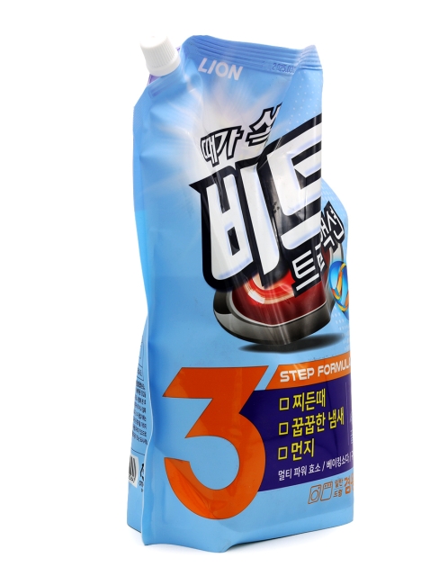 LION Гель концентрат для стирки с ферментами, содой и лимонной кислотой Beat Triple Action, 2000 мл