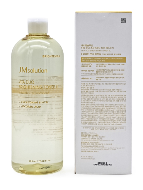 JMsolution Тонер для лица осветляющий с комплексом витаминов Vita Duo Brightening Toner XL, 600 мл