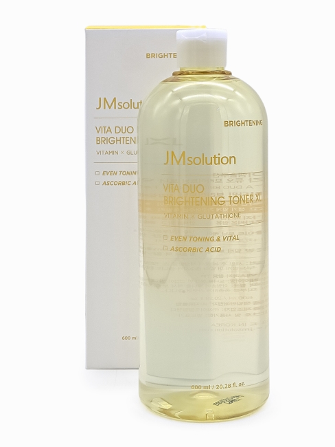 JMsolution Тонер для лица осветляющий с комплексом витаминов Vita Duo Brightening Toner XL, 600 мл