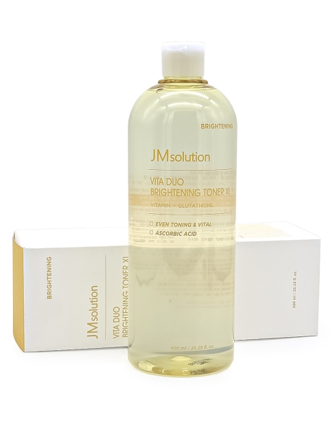 JMsolution Тонер для лица осветляющий с комплексом витаминов Vita Duo Brightening Toner XL, 600 мл
