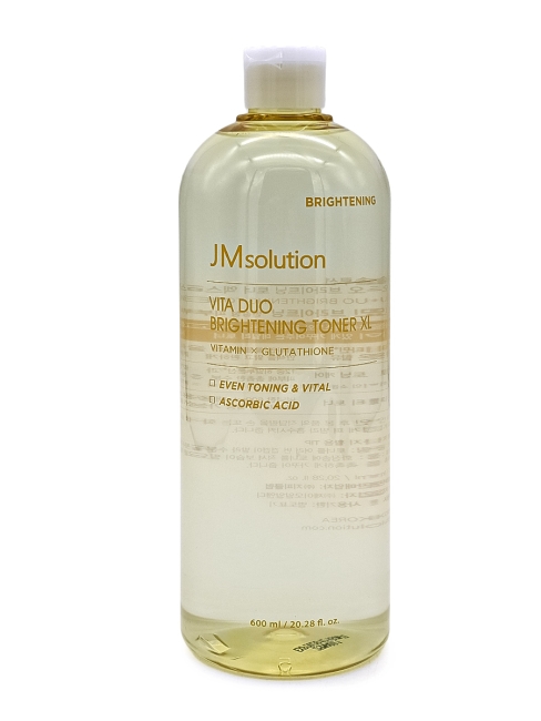 JMsolution Тонер для лица осветляющий с комплексом витаминов Vita Duo Brightening Toner XL, 600 мл