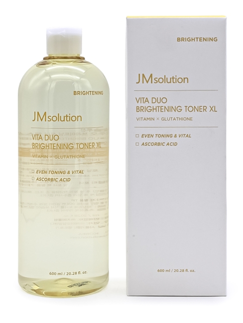 JMsolution Тонер для лица осветляющий с комплексом витаминов Vita Duo Brightening Toner XL, 600 мл