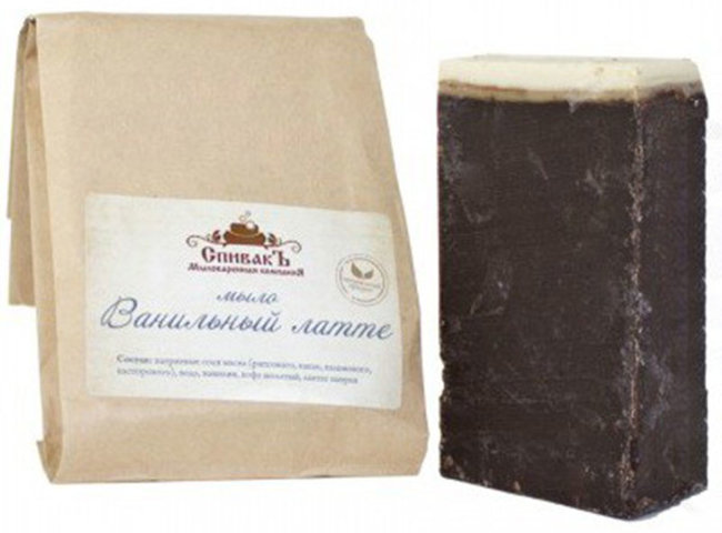 СпивакЪ Мыло Ванильный Латте, 100 г СпивакЪ Мыло Ванильный Латте, 100 г