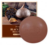 Deoproce Soap Black Garic Мыло с экстрактом черного чеснока, 100 г