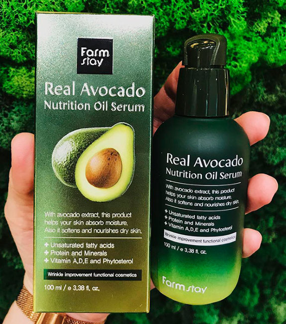FarmStay Real Avocado Nutrition Oil Serum Питательная сыворотка с маслом авокадо, 100 мл FarmStay Real Avocado Nutrition Oil Serum Питательная сыворотка с маслом авокадо, 100 мл