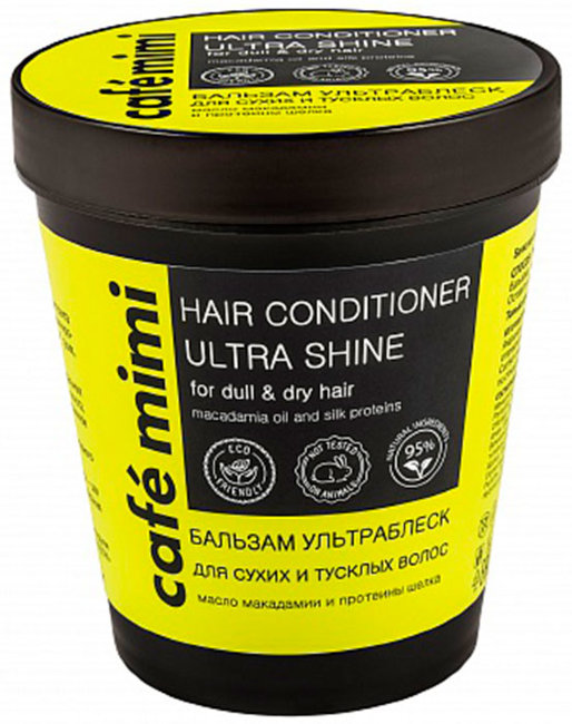 Кафе красоты Le Cafe Mimi Бальзам Ультраблеск для сухих и тусклых волос, 220 мл Кафе красоты Le Cafe Mimi Бальзам Ультраблеск для сухих и тусклых волос, 220 мл