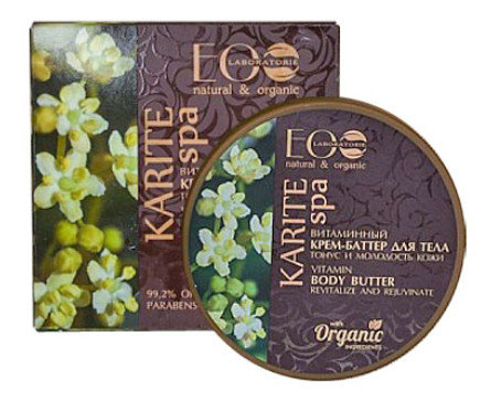 Ecolab Spa Karite Крем-Баттер для тела витаминный "Тонус и Молодость кожи", 200 мл. Ecolab Spa Karite Крем-Баттер для тела витаминный "Тонус и Молодость кожи", 200 мл.