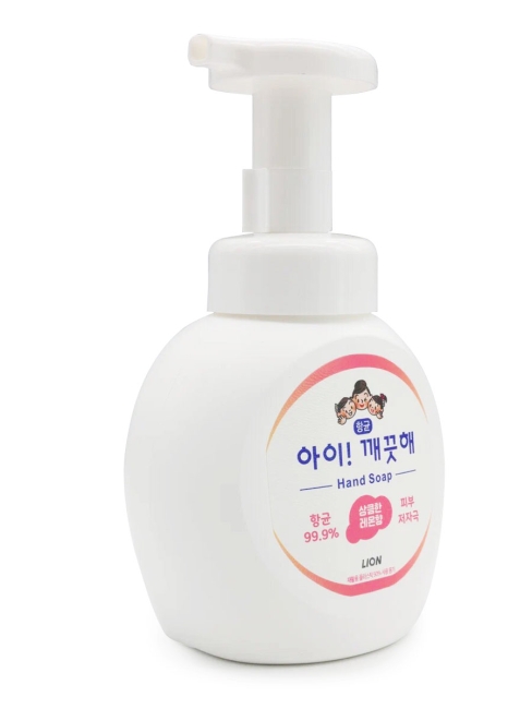 LION Жидкое пенное мыло для рук с экстрактом лимона с дозатором Ai Kekute Foaming Handsoap Lemon, 250 мл LION Жидкое пенное мыло для рук с экстрактом лимона с дозатором Ai Kekute Foaming Handsoap Lemon, 250 мл