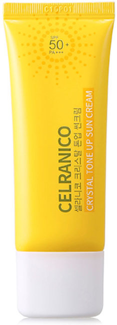 Celranico Crystal Tone Up Sun Cream SPF50/Pa+++ Солнцезащитный крем для лица, выравнивающий тон кожи, SPF50/Pa+++, 40 мл