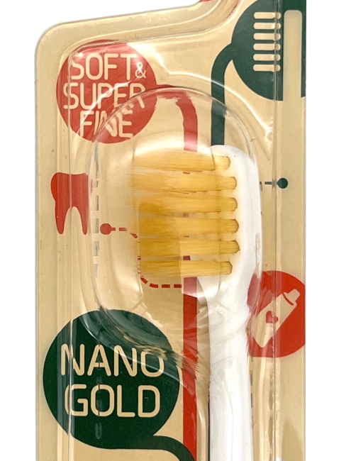 EQ Maxon Зубная щетка с ионами золота, средней жесткости сверхтонкие щетинки Dentone Nano Gold Toothbrush Green, 1 шт EQ Maxon Зубная щетка с ионами золота, средней жесткости сверхтонкие щетинки Dentone Nano Gold Toothbrush Green, 1 шт