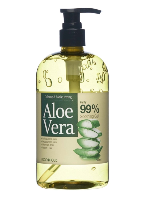 FoodaHolic Гель с экстрактом алоэ успокаивающий Calming & Moisturizing Aloe Vera Soothing Gel, 500 мл
