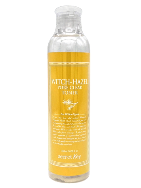 Secret Key Тонер для очищения пор с Гамамелисом Witch-Hazel Pore Clear Toner, 248 мл